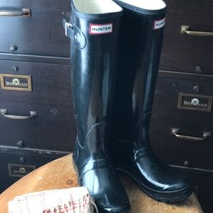 ❌ SOLD  Hunter Tall Black Boots (Size 9-9.5)